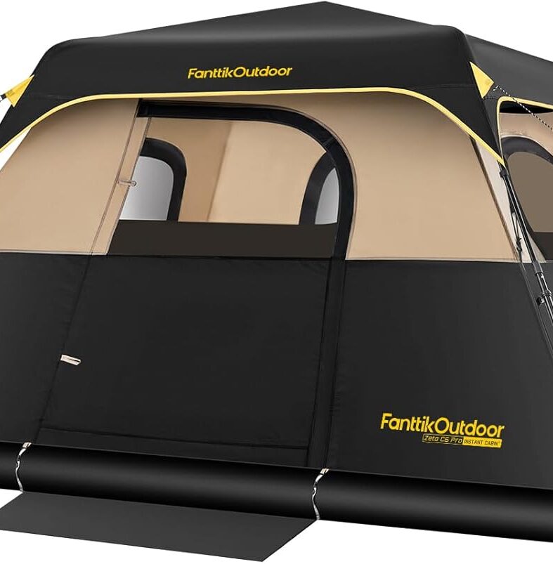 FanttikOutdoor 4/6/8/10 Person Instant Tent for Camping Setup in 60s