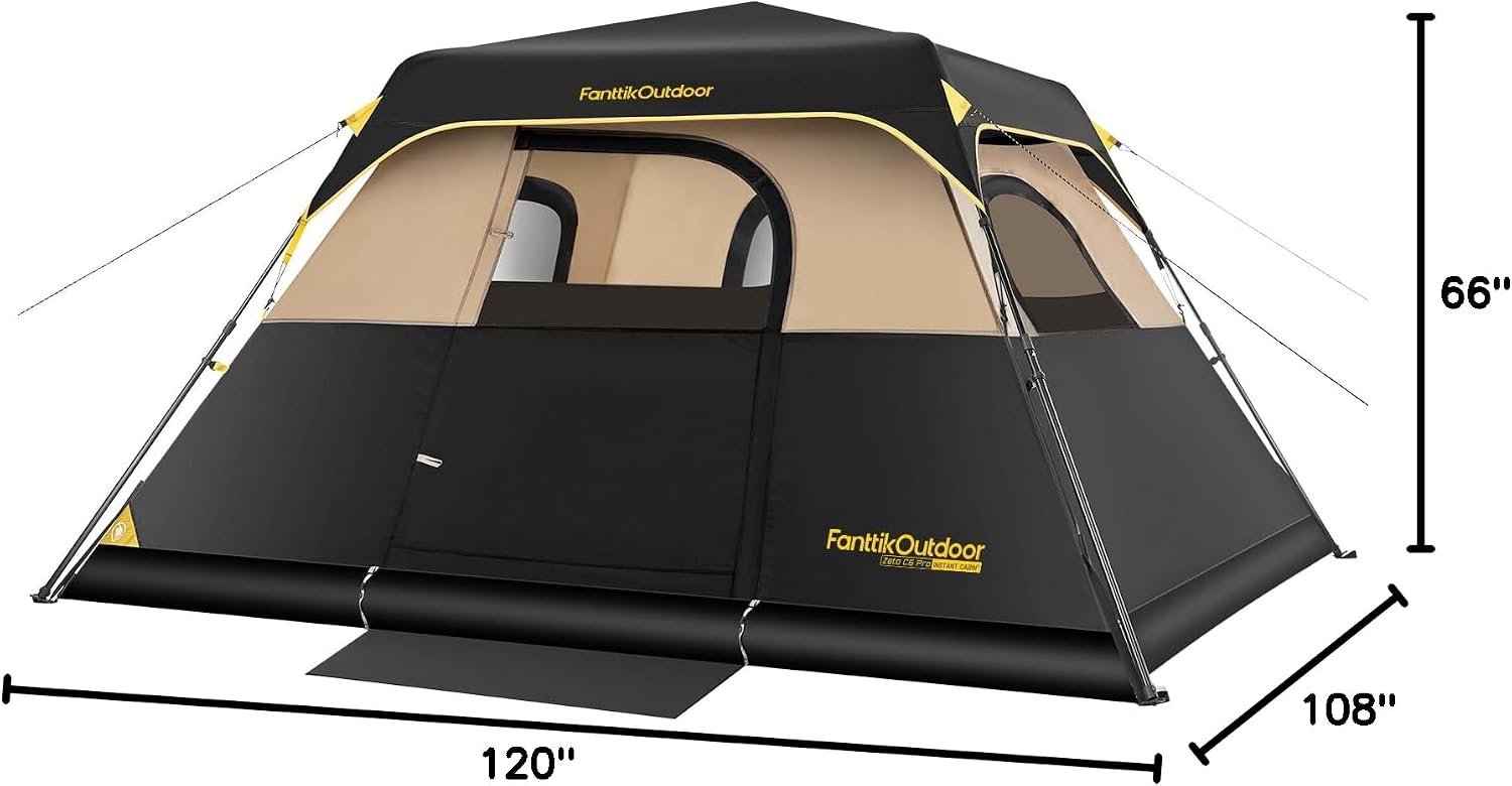 FanttikOutdoor 4/6/8/10 Person Instant Tent for Camping Setup in 60s - Image 9