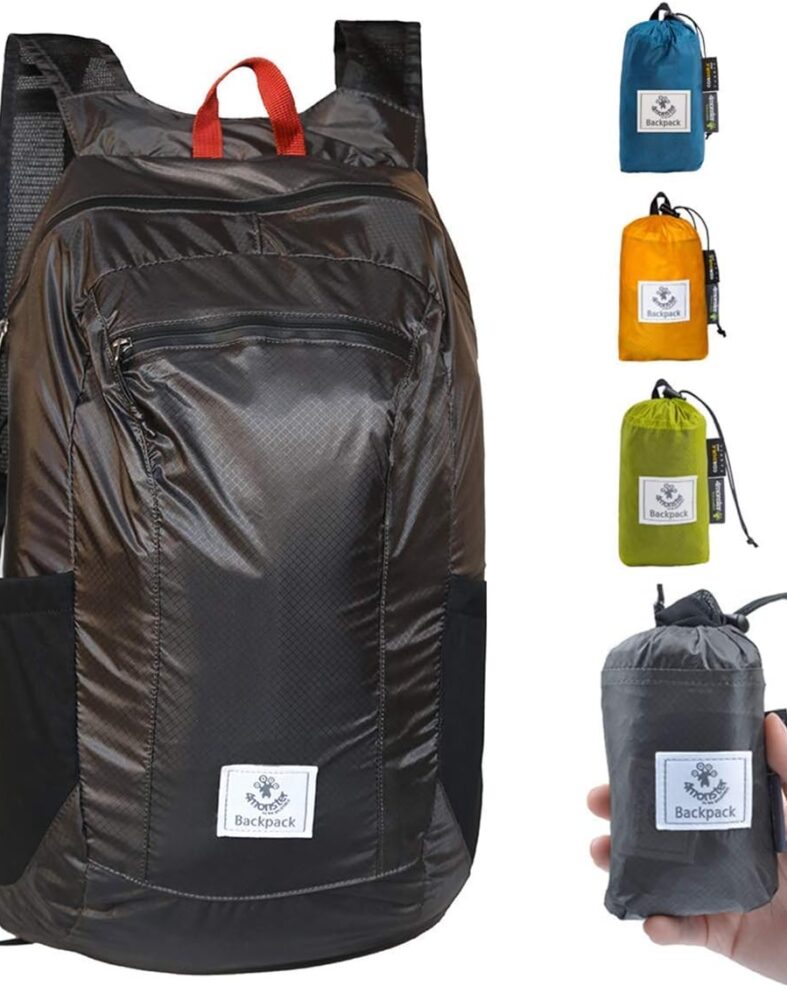 4Monster Hiking Daypack,Water Resistant Lightweight Packable Backpack for Travel Camping Outdoor