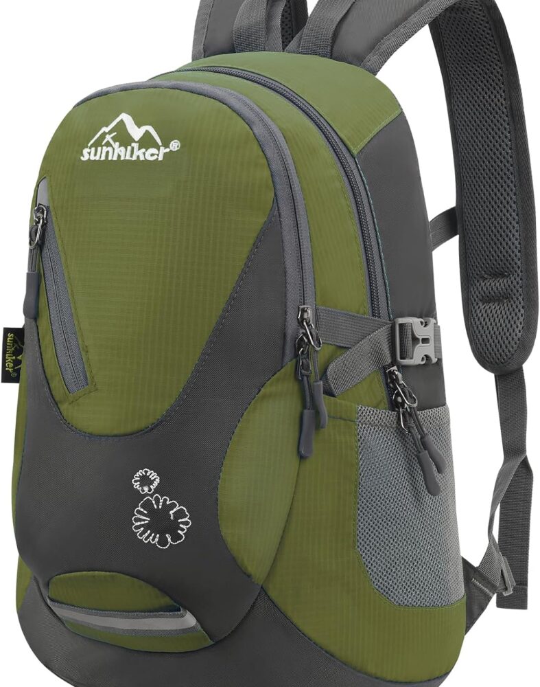 sunhiker Small Hiking Backpack Women Men 20L Lightweight Travel Backpack Daypack Casual Backpack For Cycling Outdoor Camping