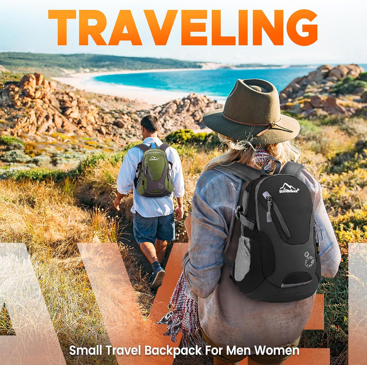 sunhiker Small Hiking Backpack Women Men 20L Lightweight Travel Backpack Daypack Casual Backpack For Cycling Outdoor Camping - Image 6